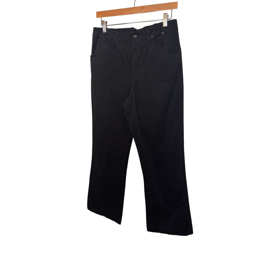 White Stag Stretch Ladies Black Bootcut Pants 10 Average Business Casual Travel